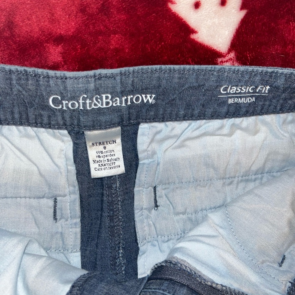 Croft & Barrow Light Blue Bermuda Shorts